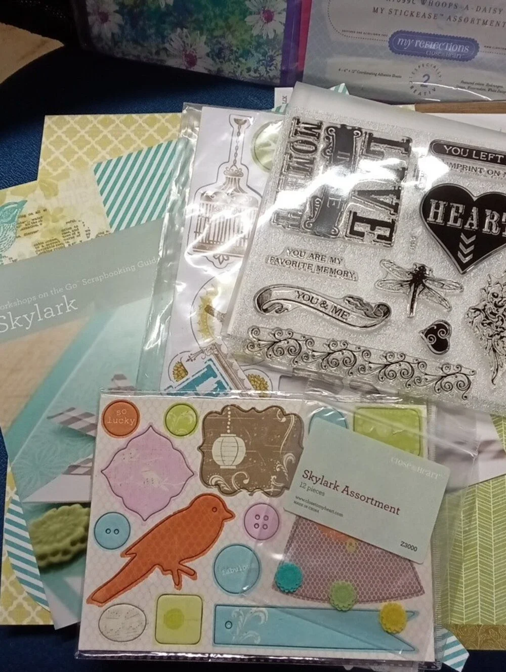 3 CTMH Scrapbook Kits-Lollydoodle, Skylark, Whoop-a-Daisy (Preowned)